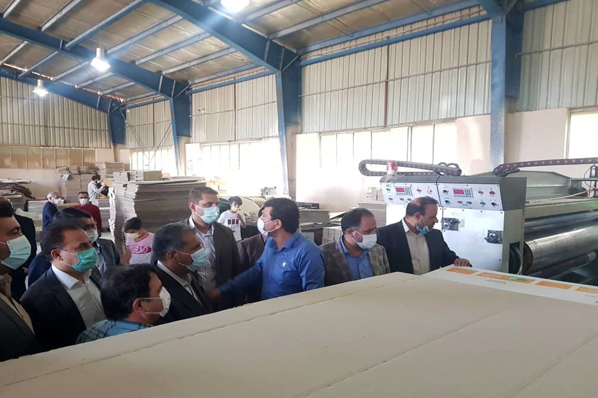 استاندار قزوین از چند واحد تولیدی در شهرستان تاکستان بازدید کرد
