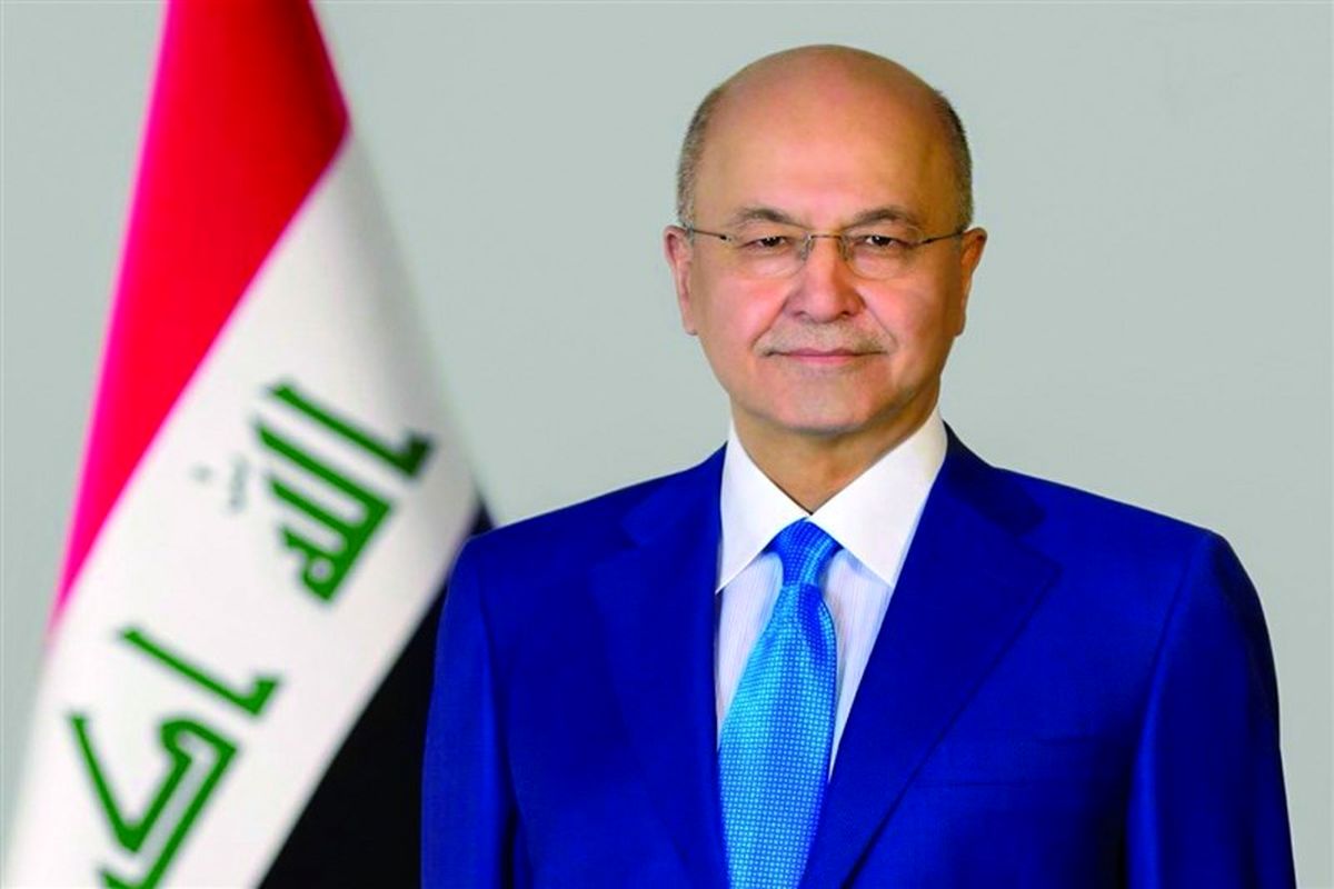 رئیس جمهور عراق در راس هیاتی بلندپایه عازم تهران شد