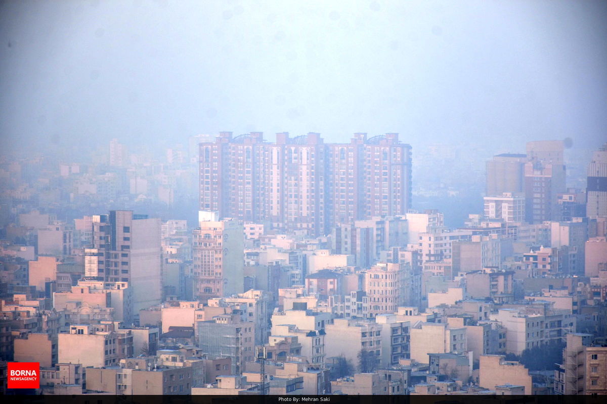 آلودگی هوای تهران طی ۲۴ ساعت گذشته