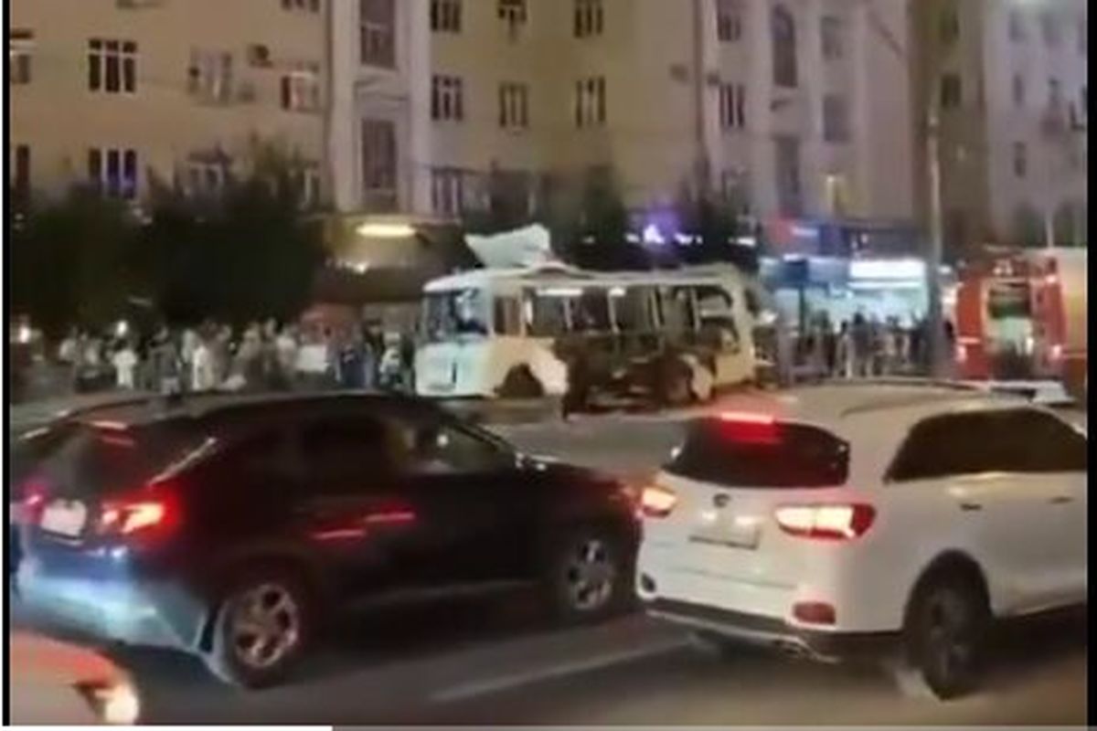 اتوبوس مسافربری در قلب روسیه منفجر شد