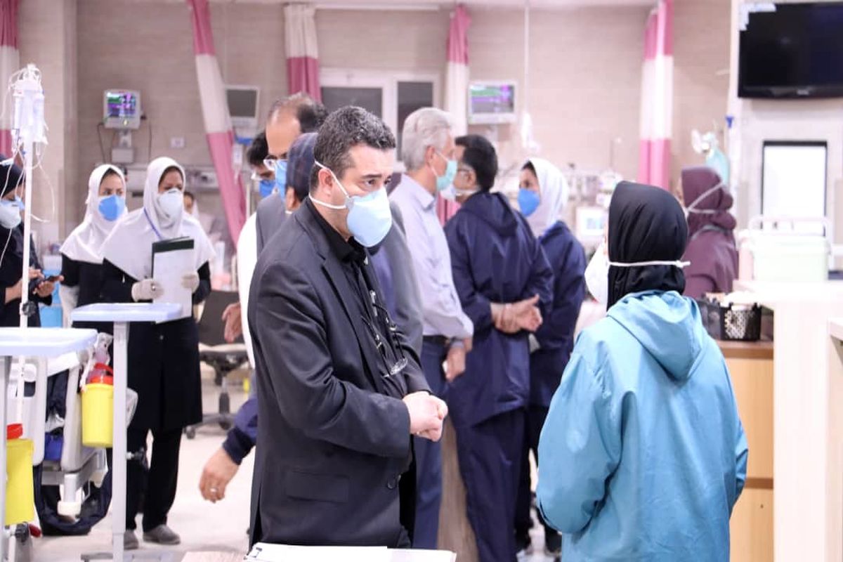 رئیس دانشگاه علوم پزشکی قزوین از بیمارستانهای استان بازدید کرد