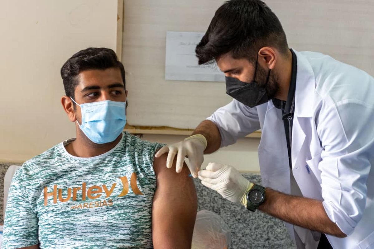 آغاز واکسیناسیون دانشجویان دانشگاه های غیرانتفاعی ارومیه در موسسه آموزش عالی آذرآبادگان