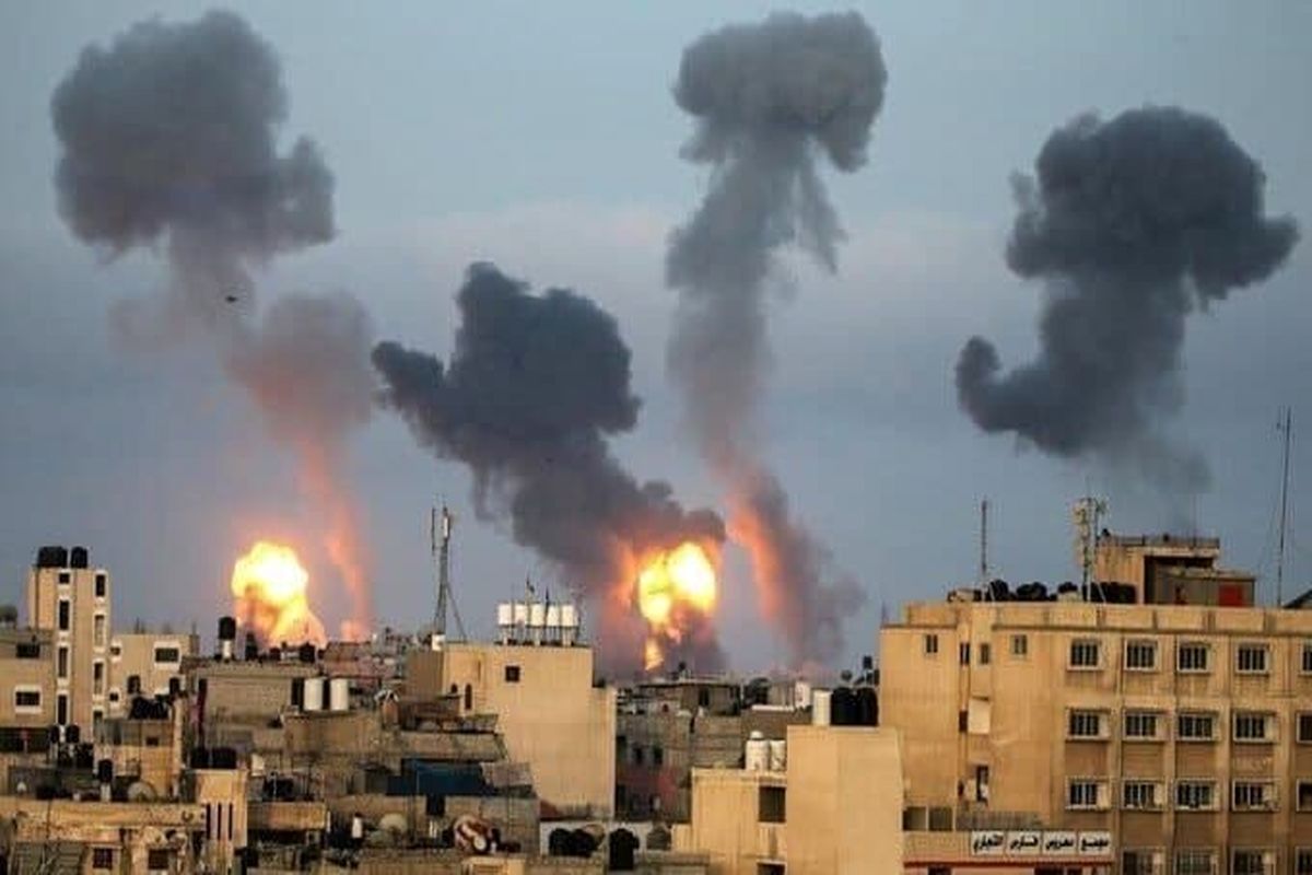 ادامه حملات هوایی به غزه