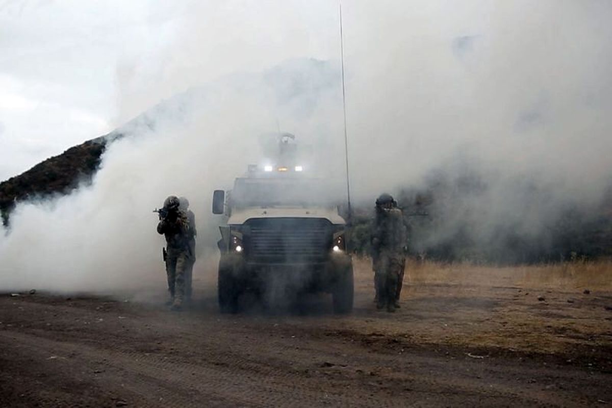 تمرینات مشترک نیروهای ویژه جمهوری آذربایجان در باکو