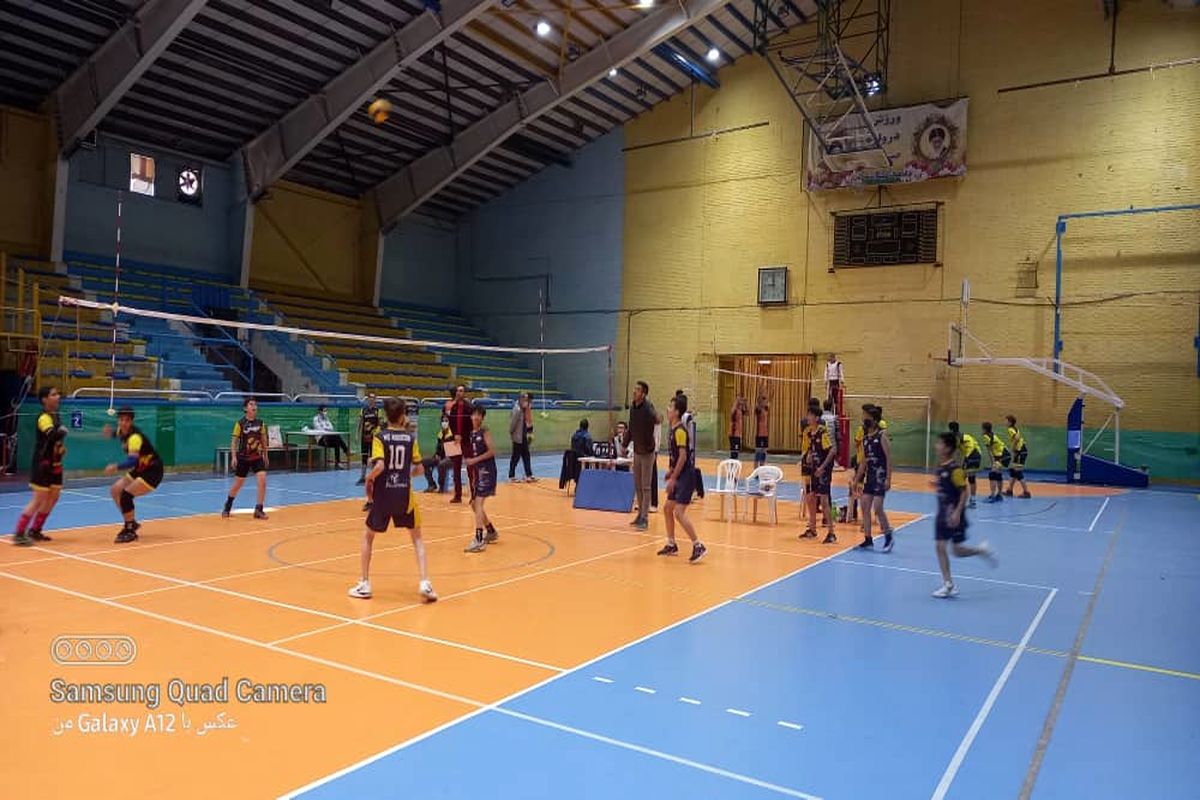 مسابقه استعدادهای برتر والیبال در قزوین برگزار شد