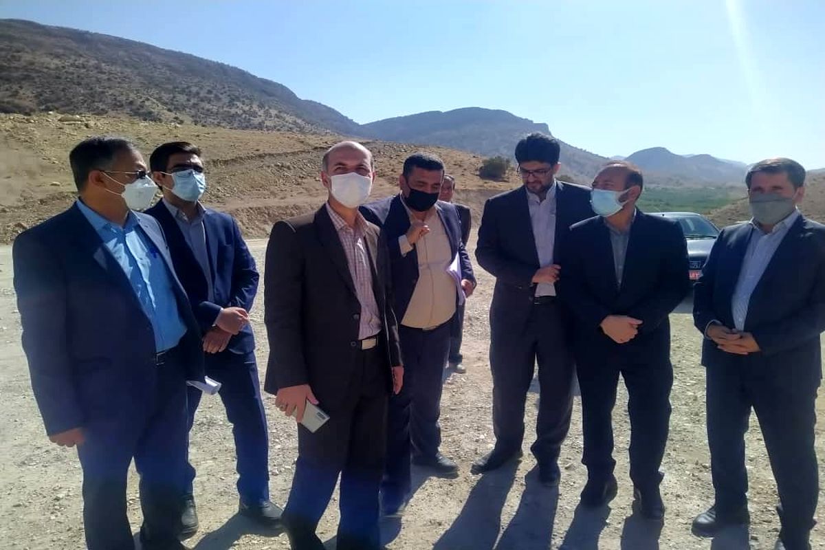 بازدید وزیر نیرو از سد تنگ سرخ شهرستان بویراحمد