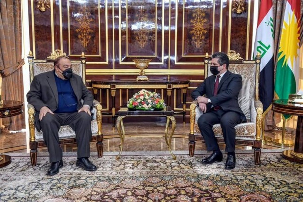 دیدار معاون دیپلماسی اقتصادی وزارت خارجه با نخست وزیر اقلیم کردستان عراق