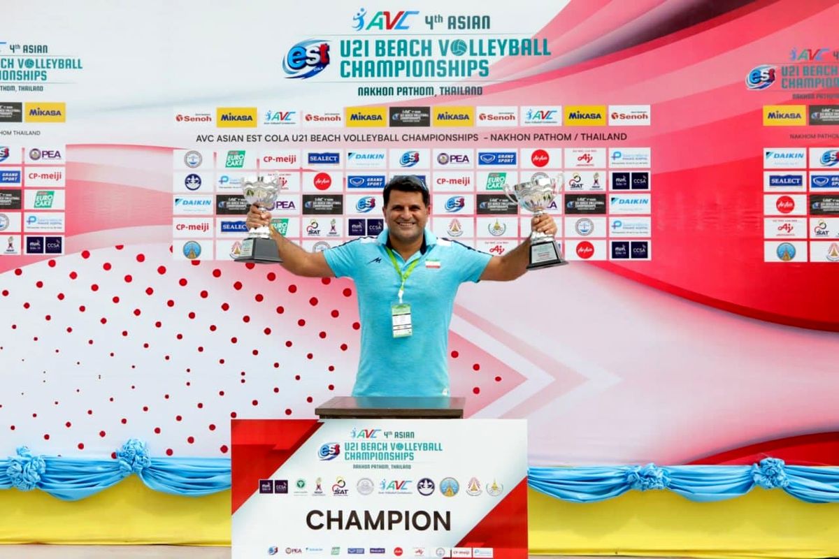 والیبال ساحلی قهرمانی آسیا در سطح بالایی برگزار می‌شود