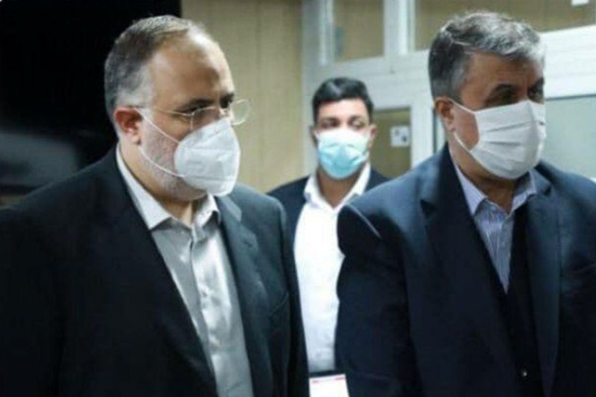 معاون رئیس جمهور و رئیس سازمان انرژی اتمی ایران به قزوین سفر کرد