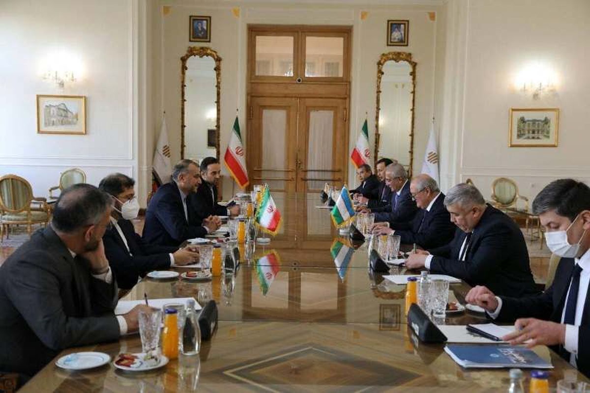 امیرعبداللهیان بر تقویت و پیشبرد همکاری‌های ایران و ازبکستان تاکید کرد