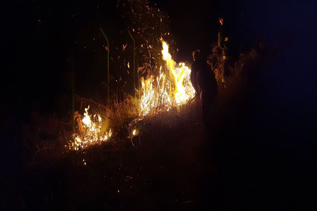 مهار آتش سوزی مراتع در ۴ شهرستان گیلان