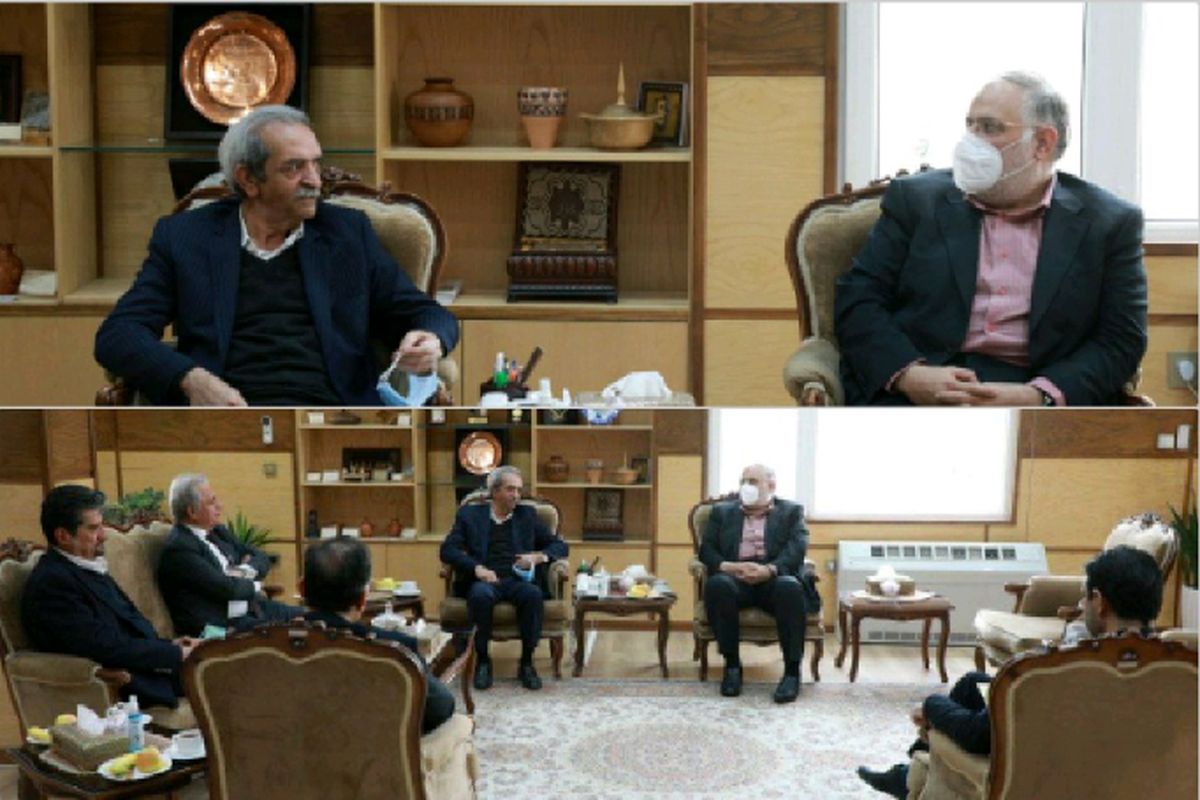 رئیس اتاق بازرگانی ایران با استاندار قزوین دیدار کرد