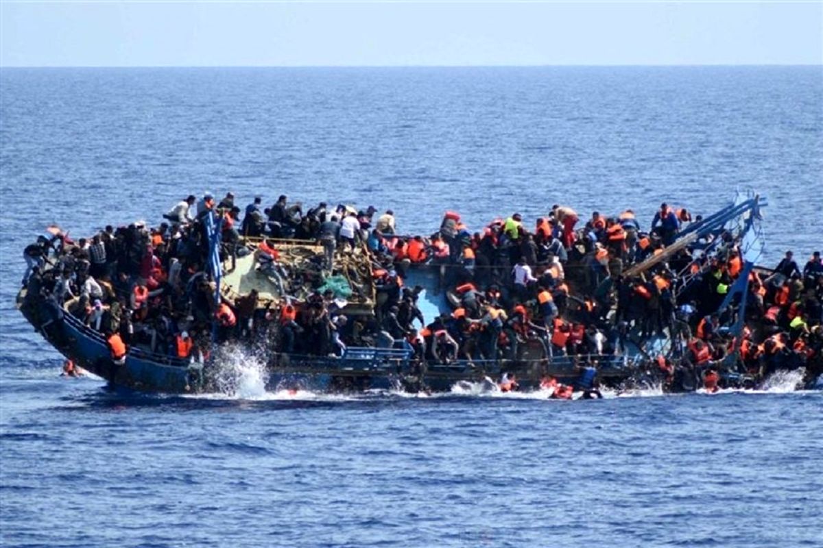 ۹۰ مهاجر در دریای مدیترانه جان باختند