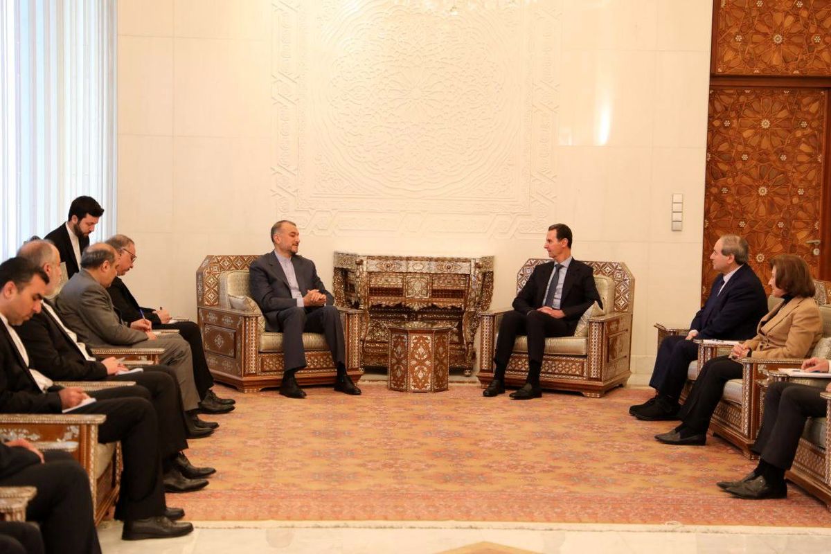 وزیر امور خارجه با بشار اسد دیدار و گفت‌وگو کرد