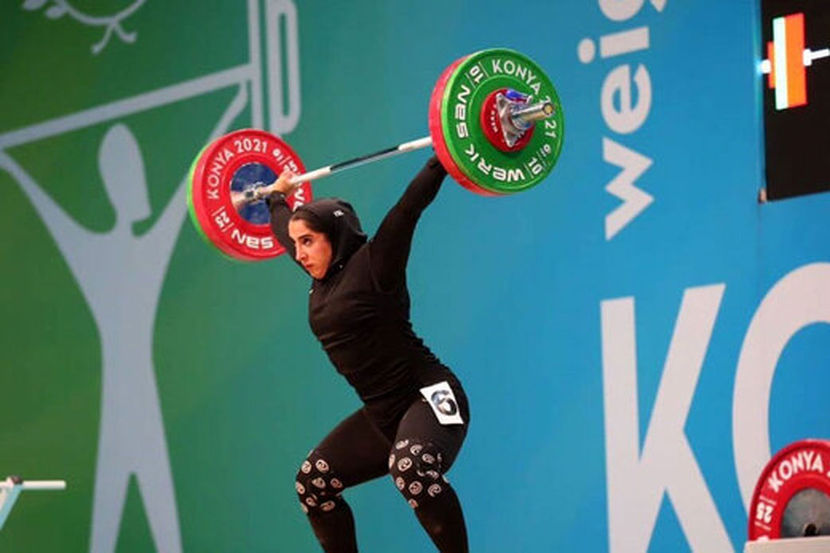 انتخاب " الهام حسینی"  به عنوان  بهترین دختر وزنه‌بردار ایران در جهان