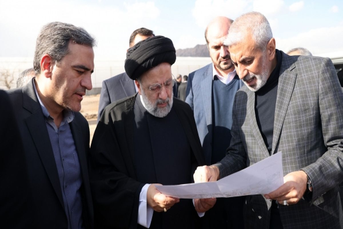 بازدید رئیسی از عملیات اجرایی کمربندی دوم تهران