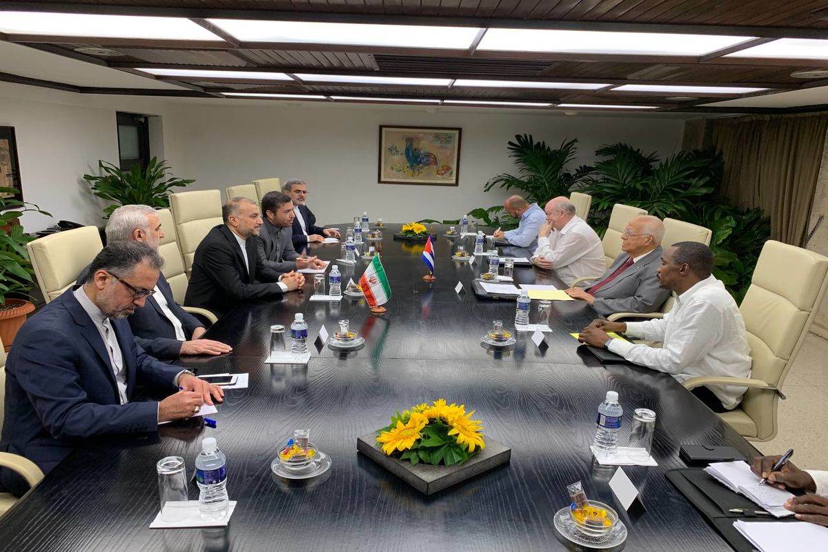 دیدار امیرعبداللهیان با معاون نخست وزیر کوبا