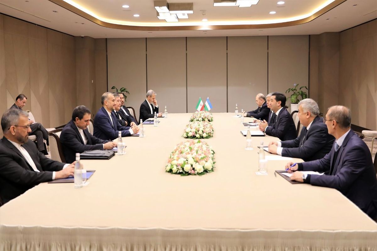 رایزنی وزرای امور خارجه ایران و جمهوری ازبکستان