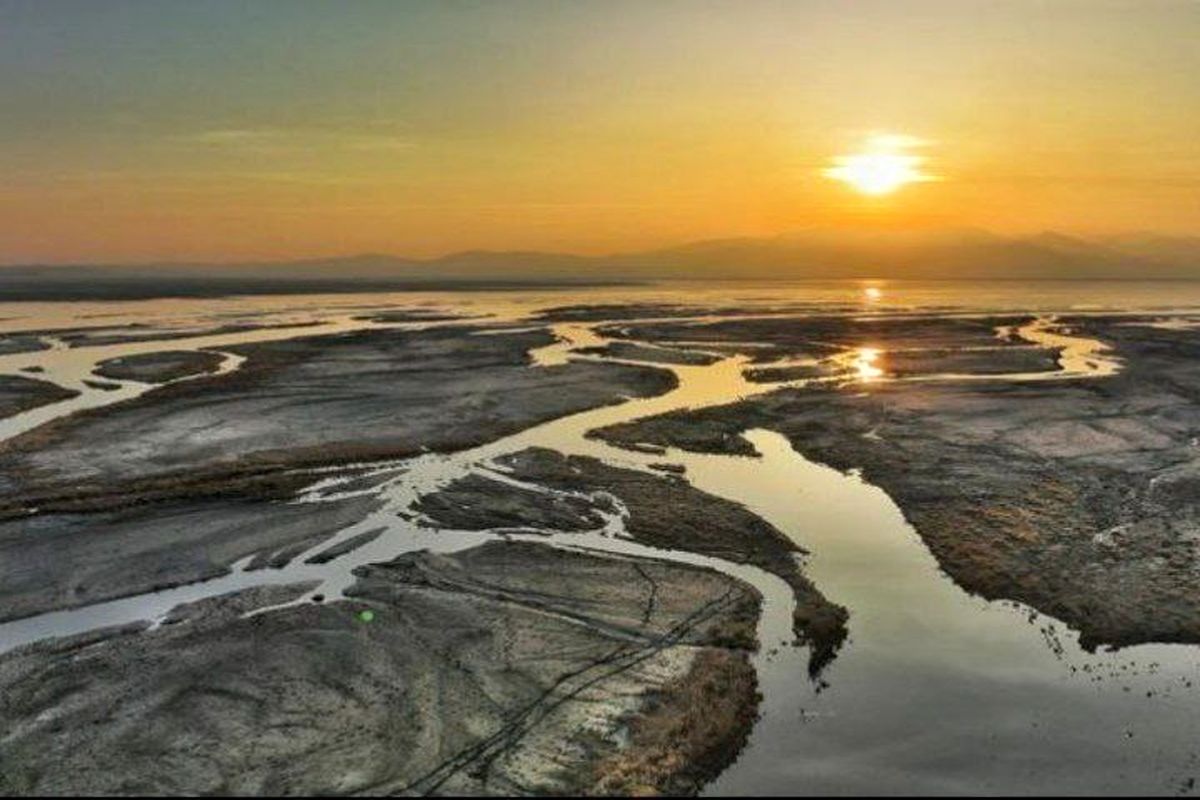 تصویری خاص از جان گرفتن دوباره دریاچه ارومیه