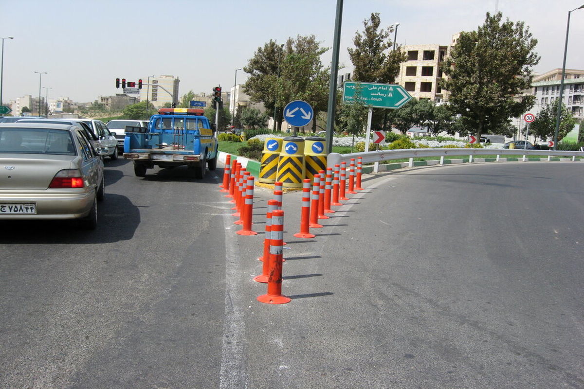 کاهش تصادفات در منطقه ۱۷ تهران با مرمت تجهیزات ایمنی