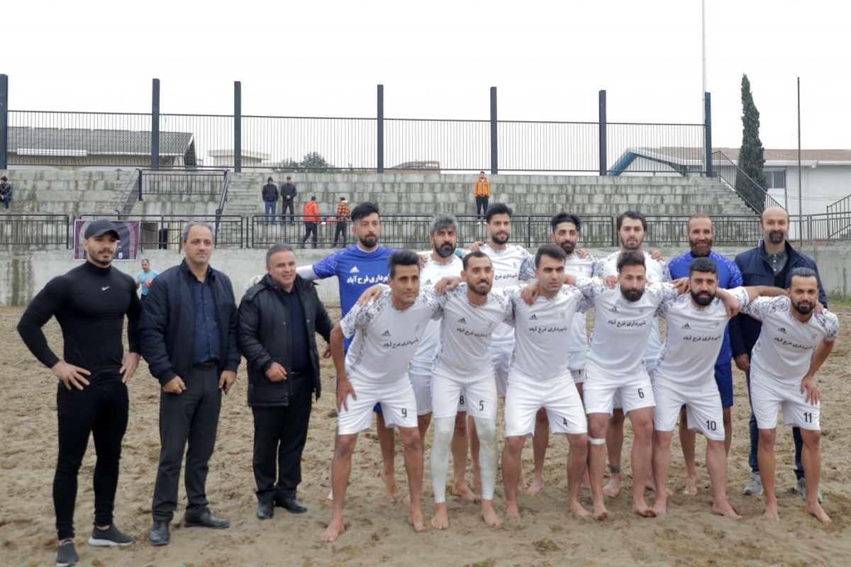 مسابقات زیرگروه لیگ یک فوتبال ساحلی کشور در ساری برگزار شد