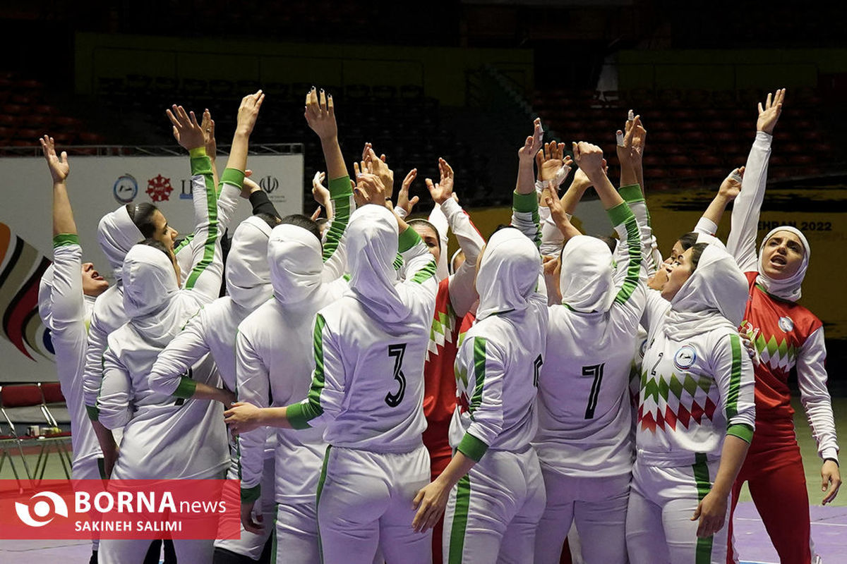 قهرمانی بانوان کبدی ایران در بازی‌های بین‌المللی نوروز
