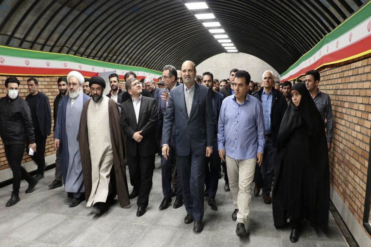 آخرین ایستگاه باقی‌مانده از خط یک قطار شهری تبریز به بهره‌برداری رسید