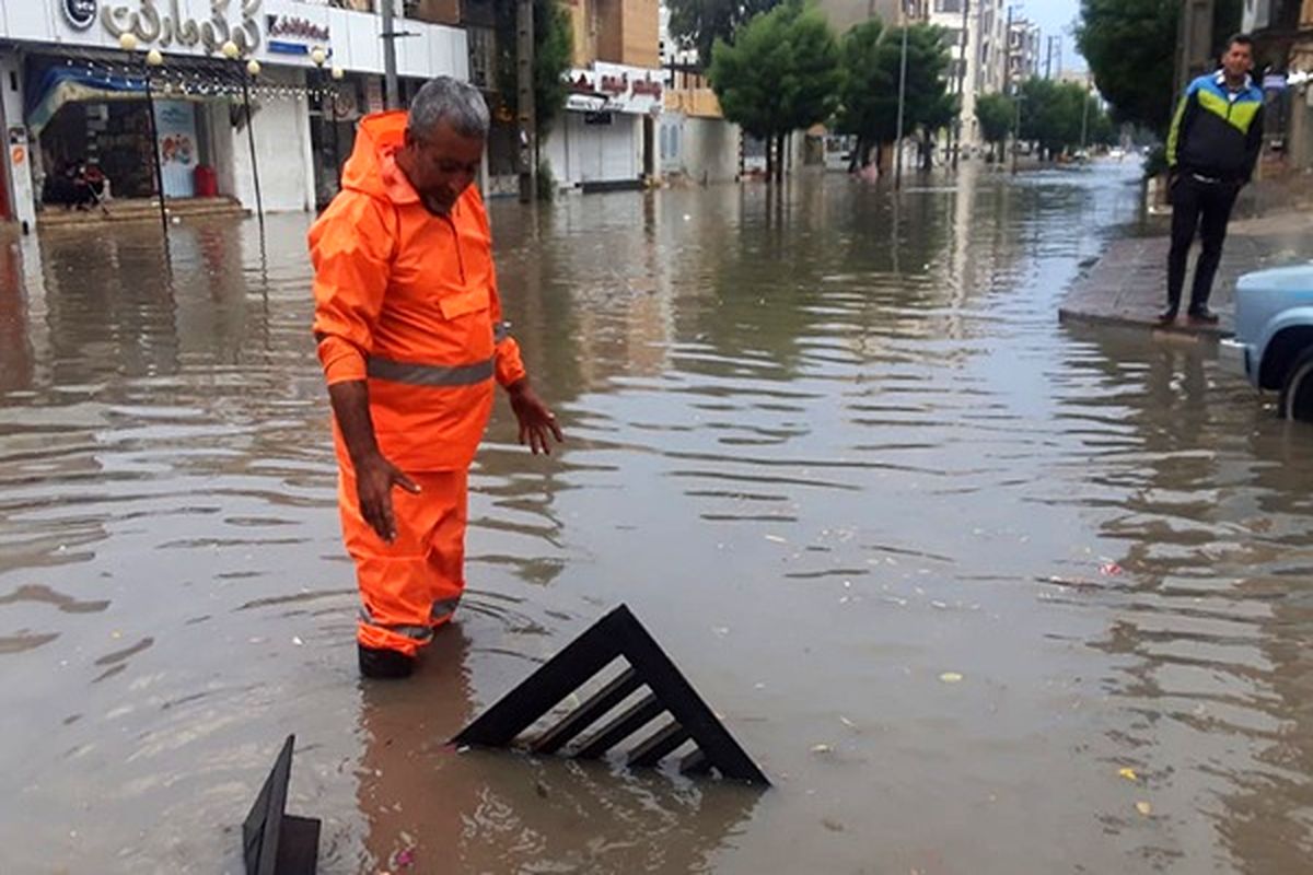 وقوع موارد محدود آبگرفتگی در تهران درپی بارش باران​