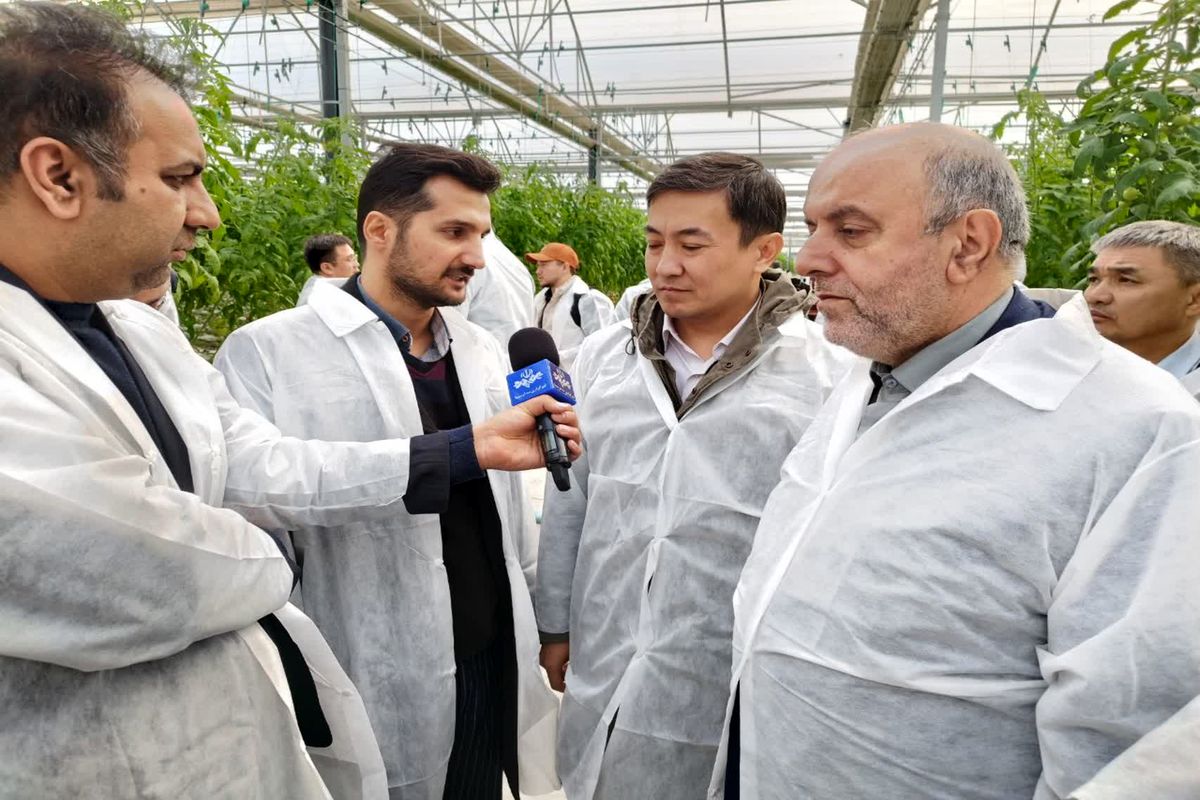 هیئت اقتصادی دولتی استان منگستائو قزاقستان از مرکز زراعی دشت ناز میاندورود بازدید کردند