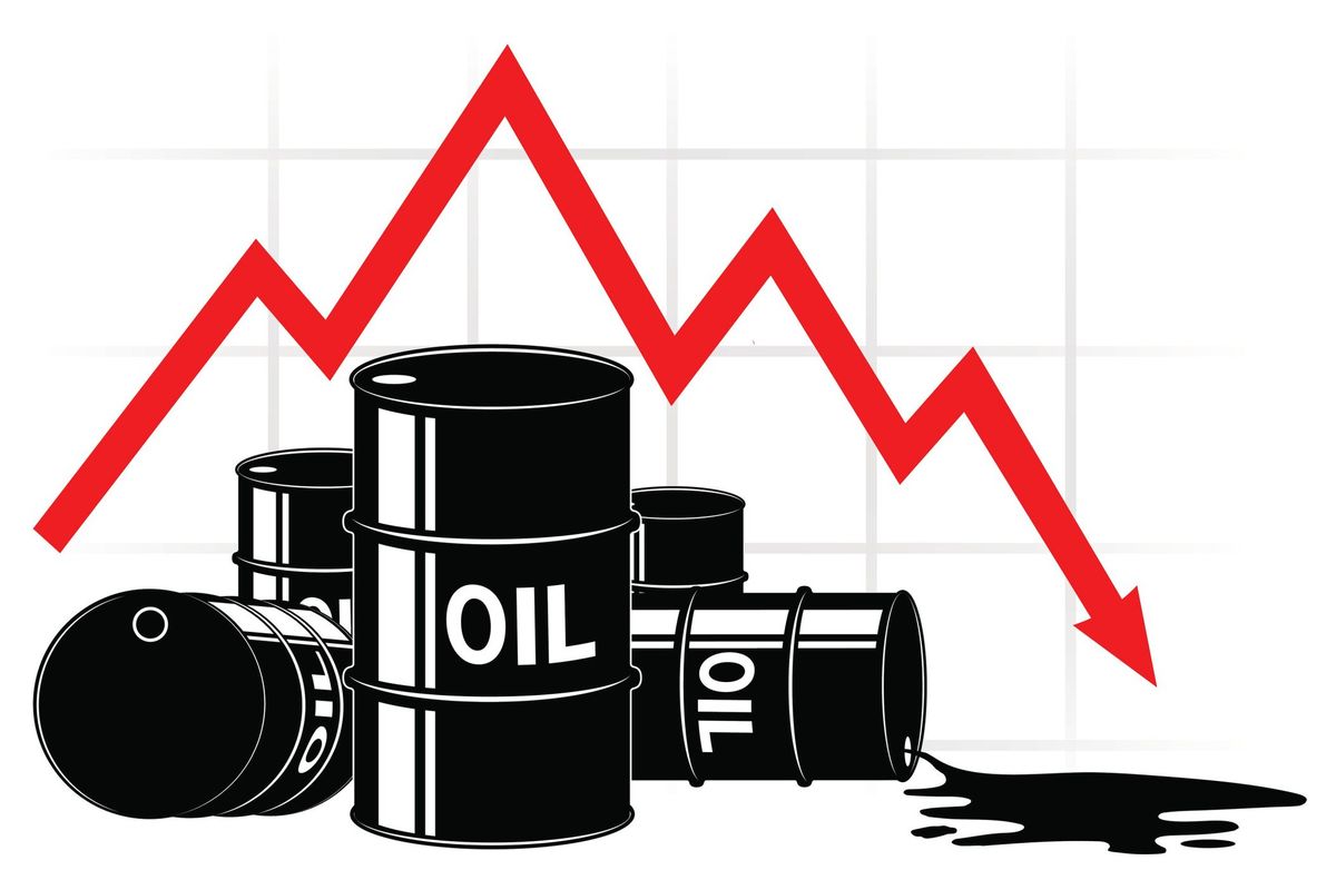 افت قیمت نفت در پی نگرانی‌ها از تضعیف رشد اقتصادی چین