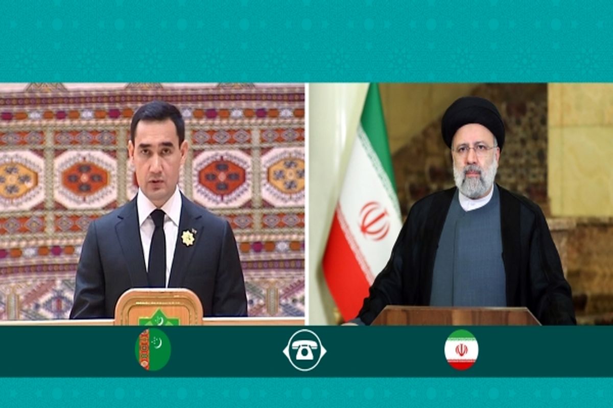 رئیسی: یقین دارم روند گسترش روابط دو کشور در دوره پیش‌رو تسریع می‌شود/ رئیس جمهور ترکمنستان: علاقمندیم تلاش خود را برای ارتقای سطح تعاملات دوجانبه به کار گیریم