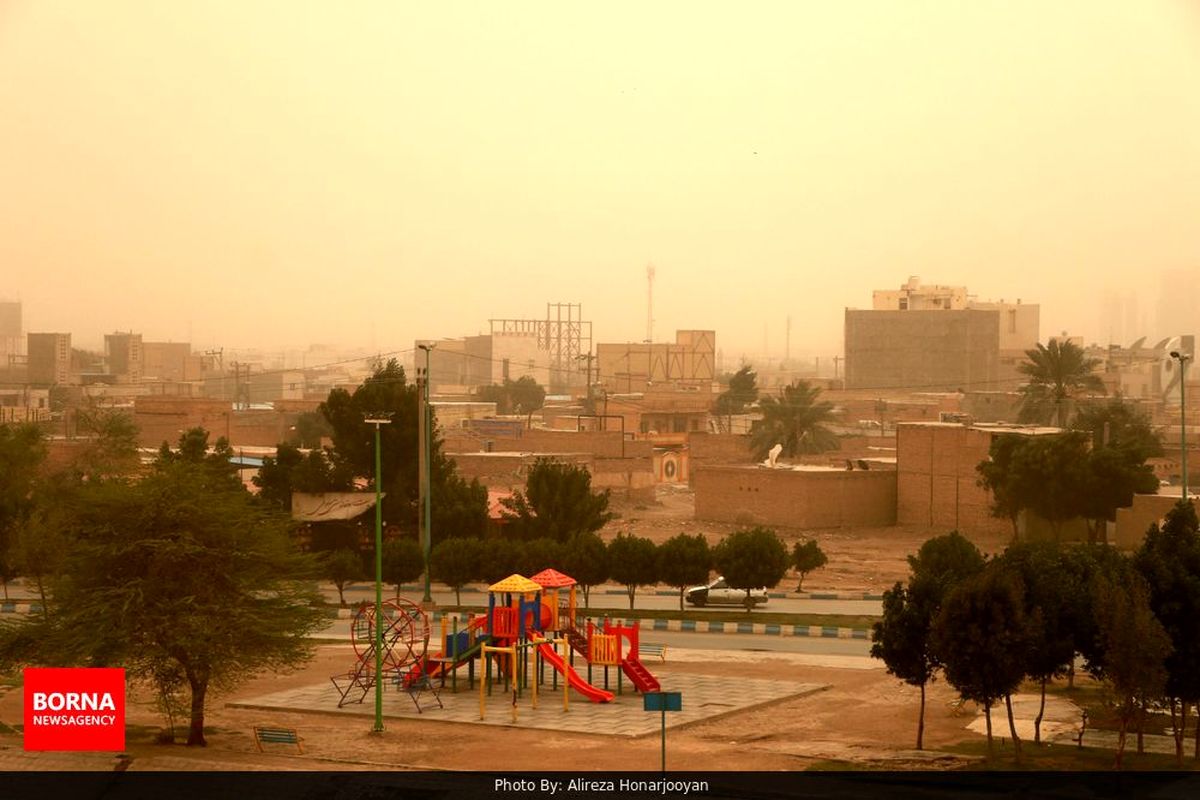 اخطاریه سطح نارنجی هواشناسی / ورود توده گرد و خاک از عراق به خوزستان