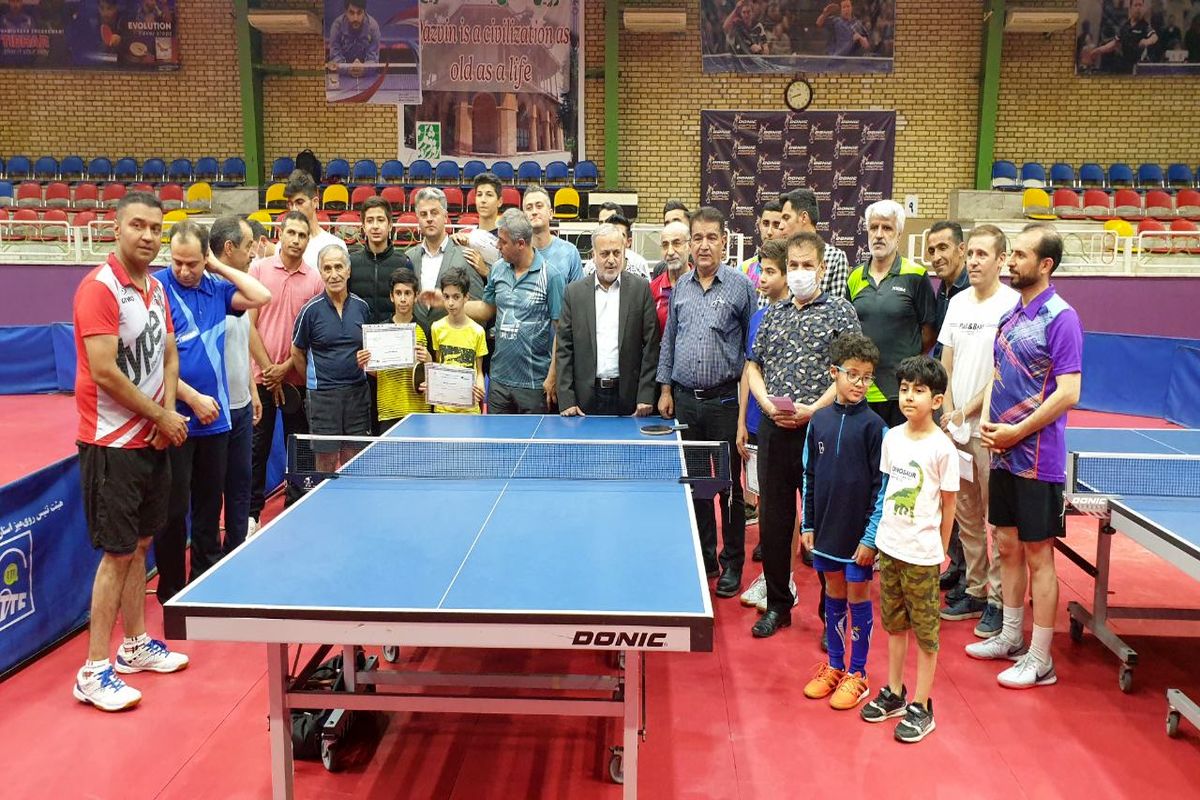 نفرات برتر مسابقات تنیس روی میز در قزوین مشخص شدند