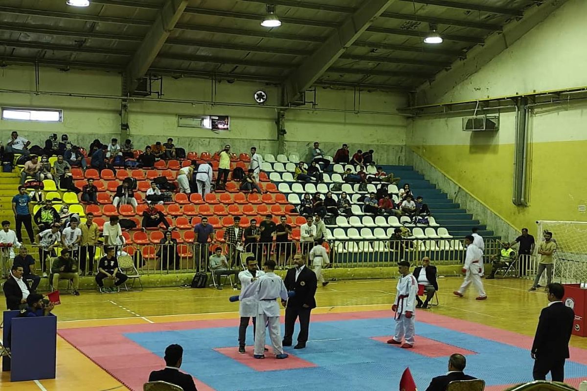 مسابقات قهرمانی کاراته استان گیلان در رده های سنی پایه برگزار شد