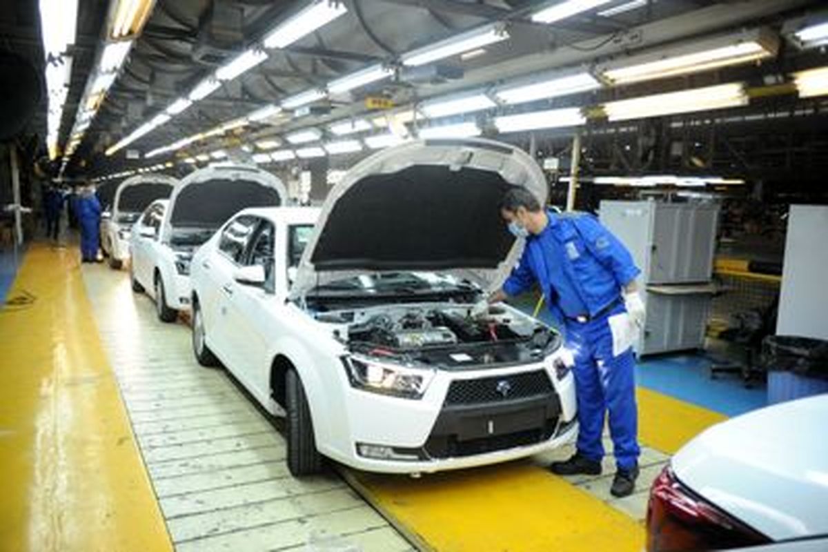 تولید روزانه ۲ هزار و ۹۰۰ خودرو به زودی در ایران خودرو