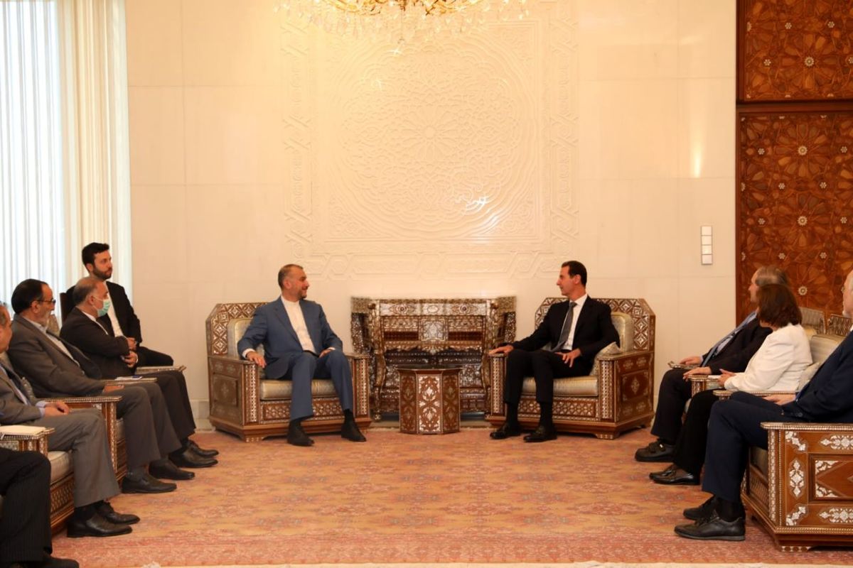 امیرعبدالهیان با بشار اسد دیدار کرد