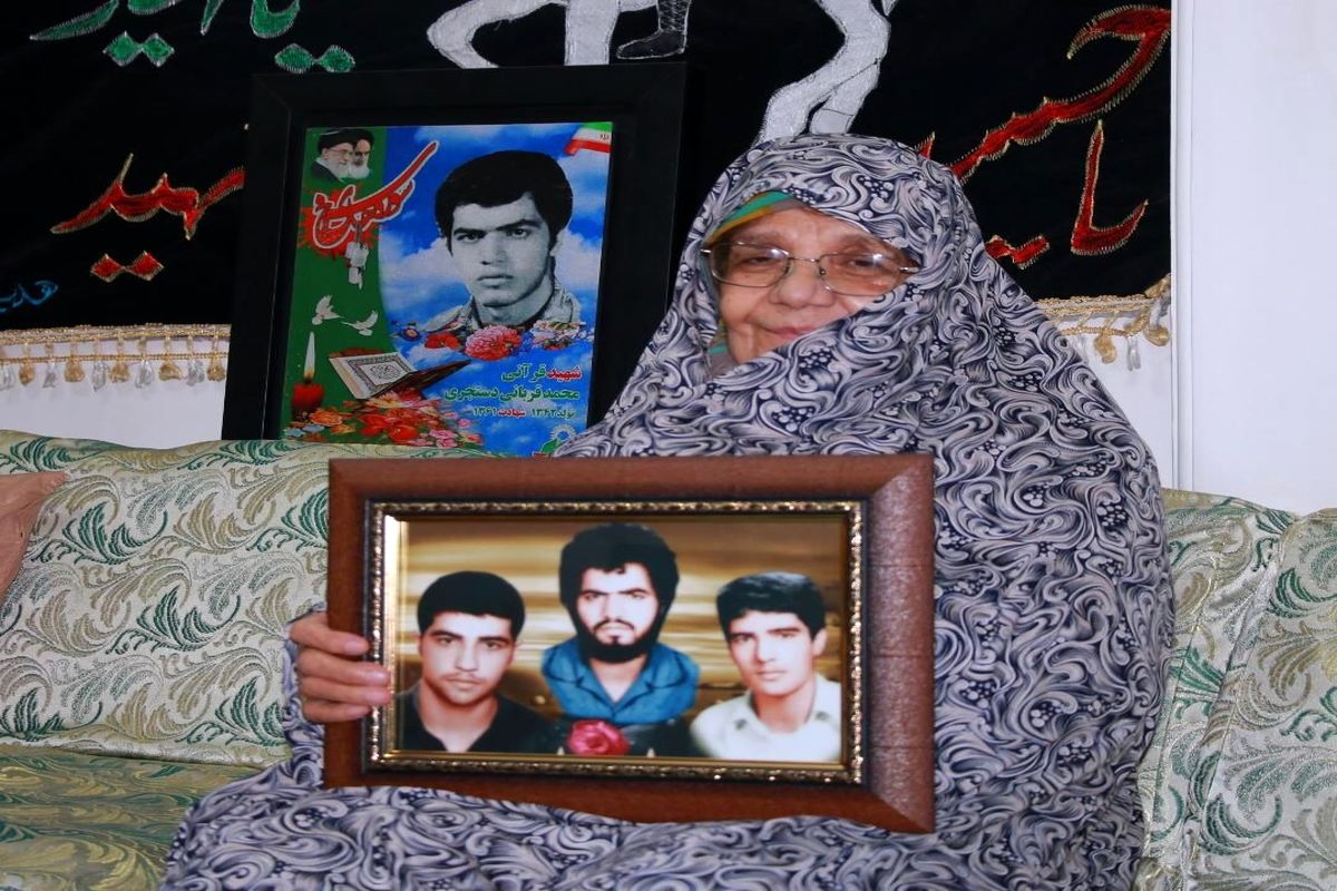 مادرانه سه شهید در یک قاب/  خاطرات شهیدان دستجردی در قاب مادرانه 
