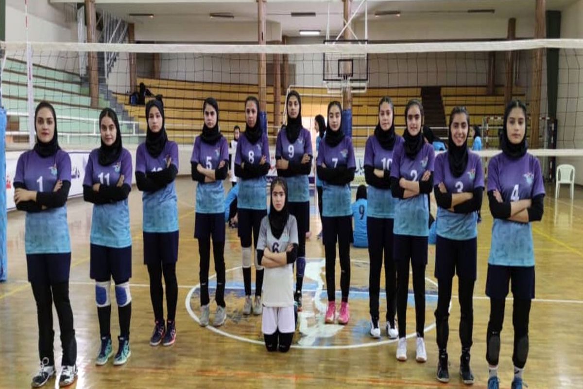 نایب قهرمانی تیم والیبال دختران خراسان جنوبی در مسابقات قهرمانی کشور