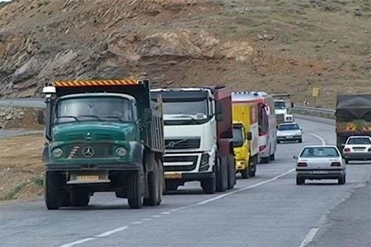 افزایش ۷ درصدی ترددهای سنگین جاده ای خوزستان