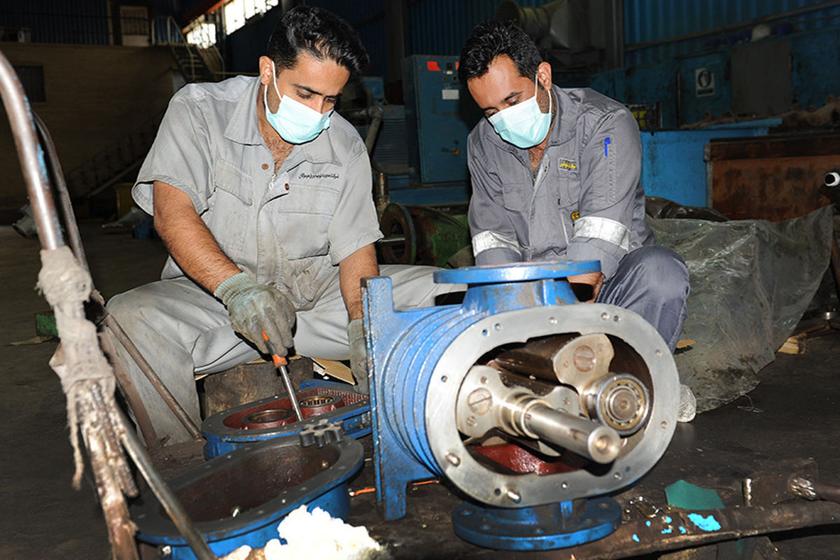 ساخت و بازسازی ۱۰۰۰ قطعه تخصصی در نیروگاه بندرعباس