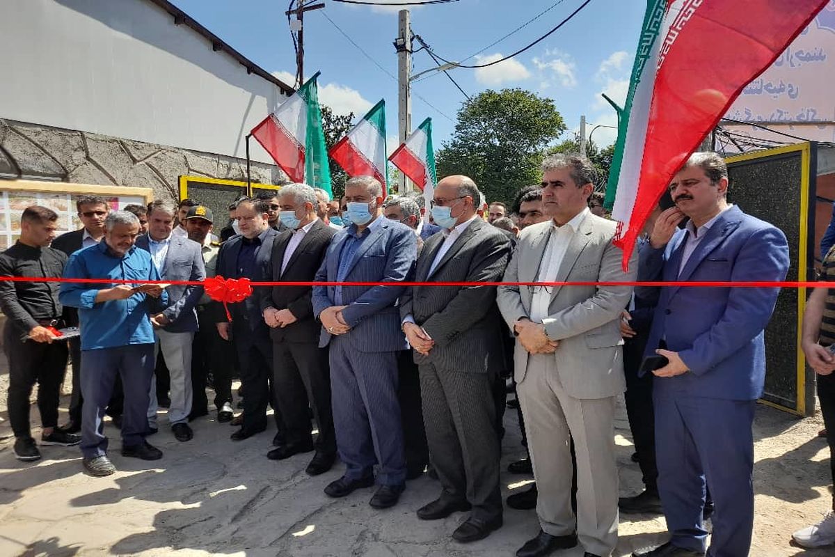 افتتاح دو طرح در شهرستان لاهیجان در آغازین روز هفته دولت