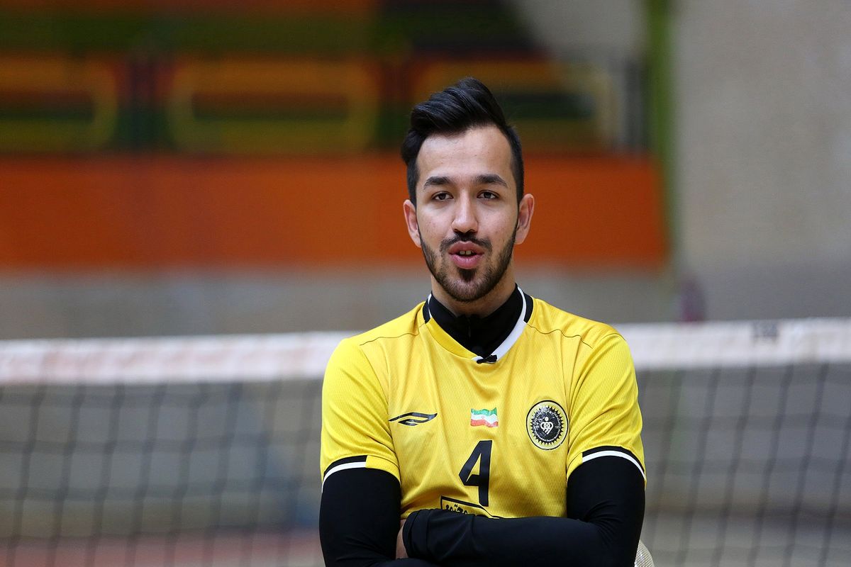 ملکی، تک سهمیه اصفهان در تیم ملی والیبال نشسته