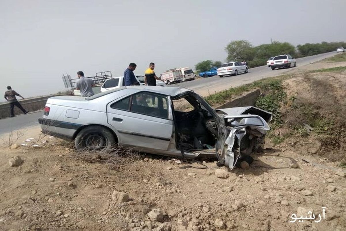 ۴ کشته و مصدوم بر اثر واژگونی خودرو زوار در مسیر خرمشهر- اهواز