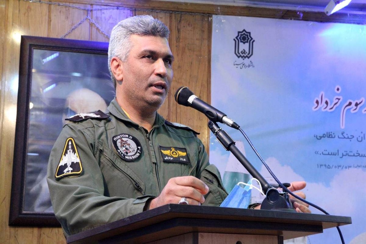 فرمانده پایگاه سوم شکاری همدان: ملت ایران در دفاع از آرمان‌های انقلاب تا پای جان می‌ایستد