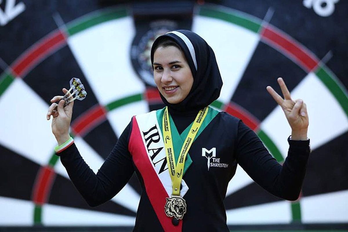مژگان رحمانی در جمع ۱۶بازیکن برتر دارت جهان/ "افتخار می‌کنم تنها بازیکن محجبه سازمان حرفه‌اى دارت جهانم"