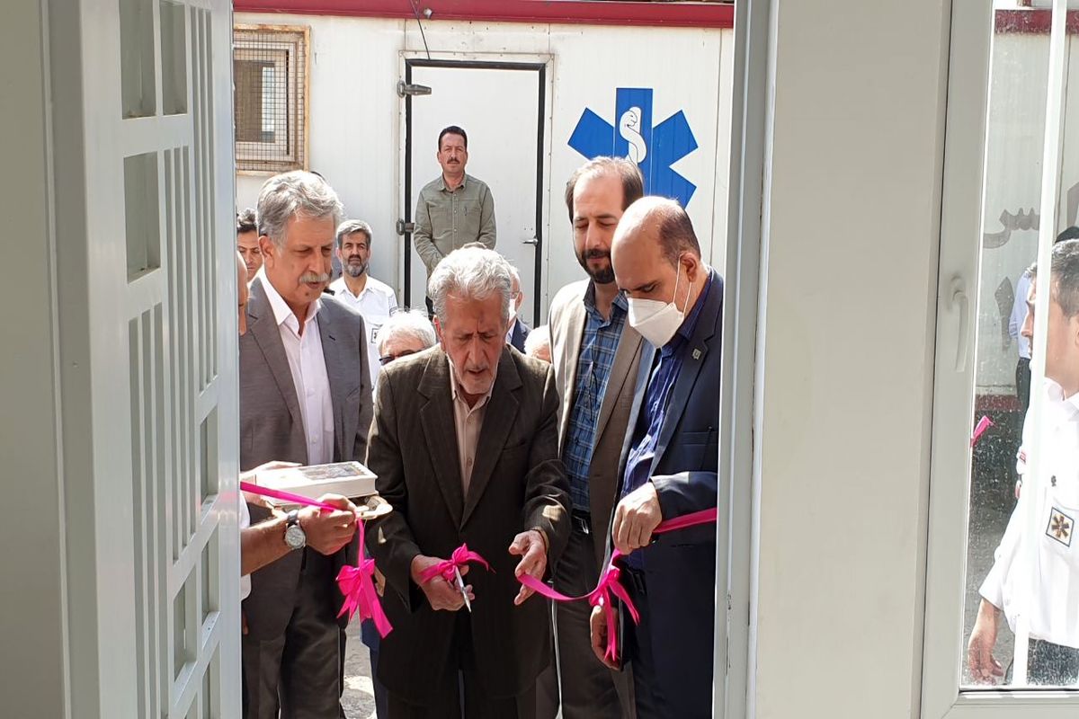 دو پایگاه ثابت جاده ای فوریتهای پزشکی در قزوین افتتاح شد