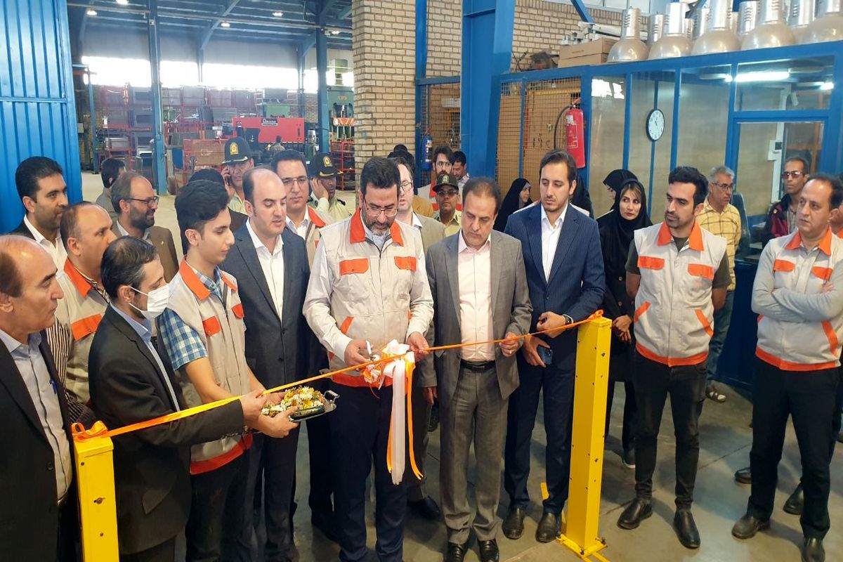 خط تولید سینک ظرفشویی و فر توکار در شرکت صنایع فلزی مهیار البرز افتتاح شد