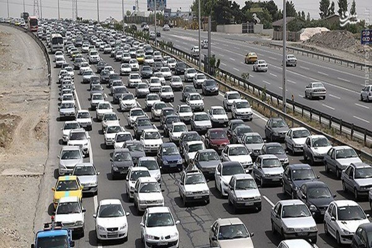 کاهش حجم ترافیک سنگین در ورودی شهر تهران