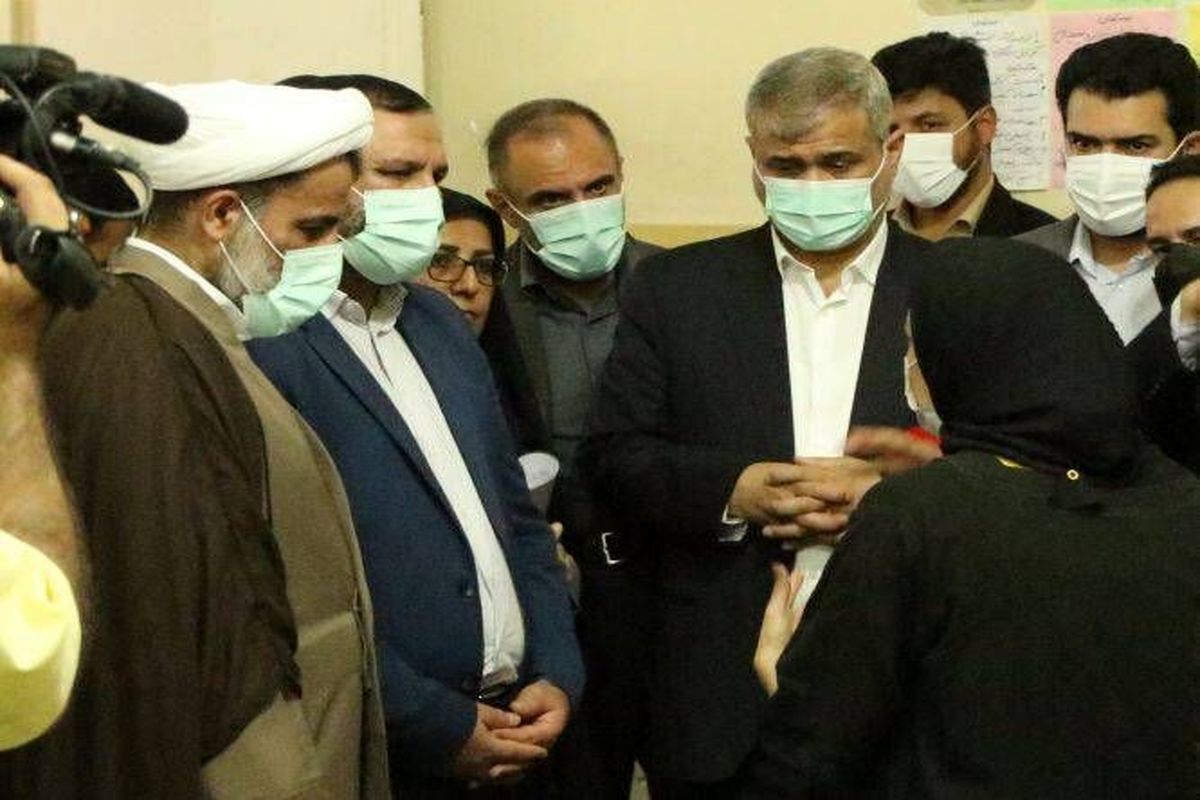 بازدید رئیس کل دادگستری استان تهران از محل نگهداری متهمان دستگیر شده در جریان اغتشاشات اخیر