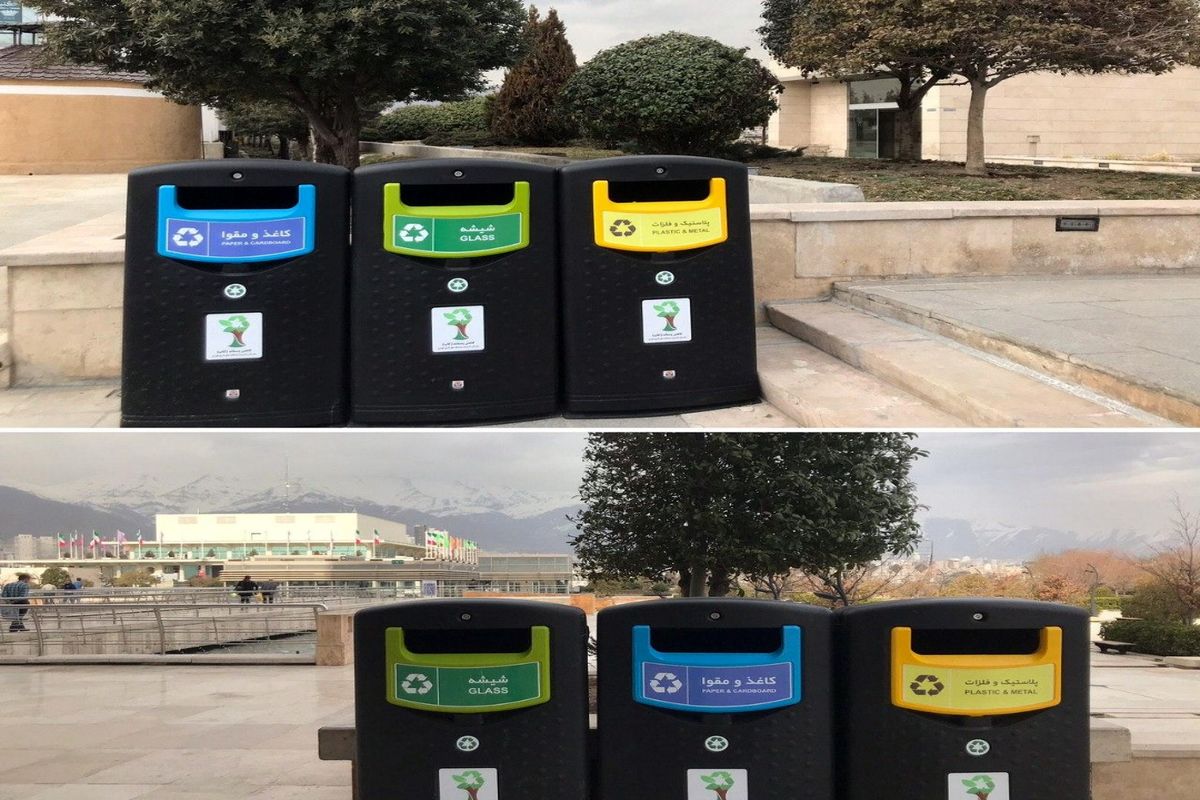 توزیع ۵۰۰ کیلوگرم کیسه جمع‌آوری پسماند در میان راهپیمایان تهرانی